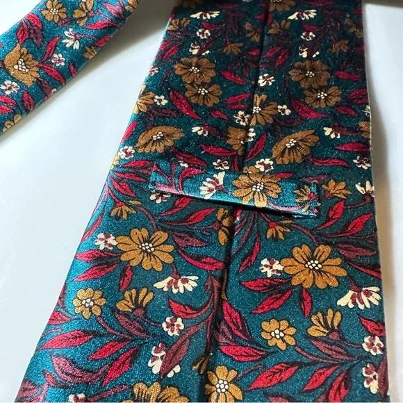 Vintage Oscar de la Renta Couture Men's Neck Tie – Silk Velour, GORGEOUS !! - Picture 6 of 11